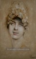 Portrait d’une jeune femme Franz von Lenbach